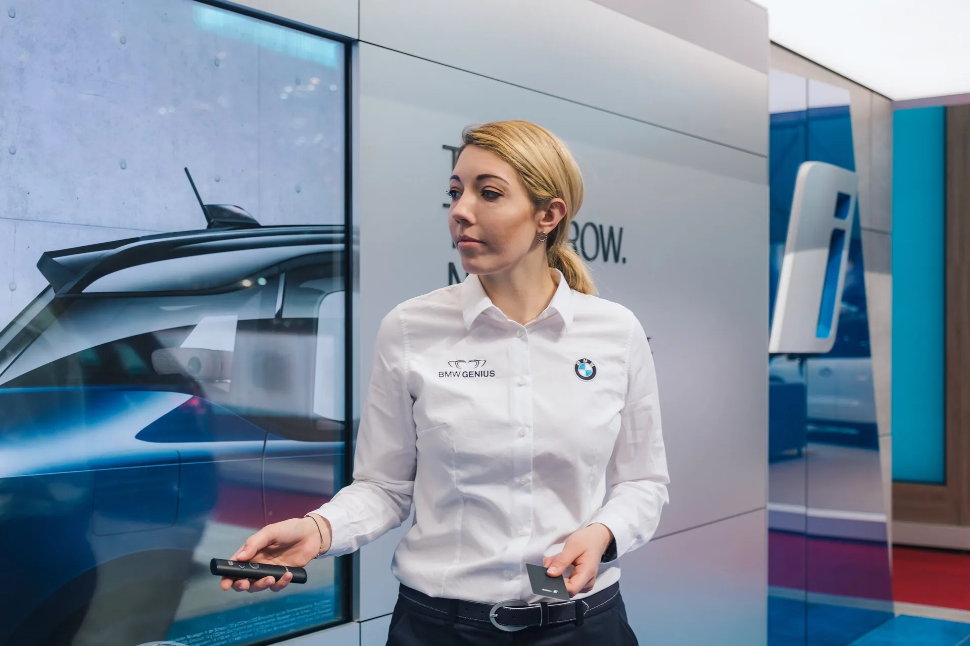 Mobile Product Genius – BMW genius produktexpertin schluessel